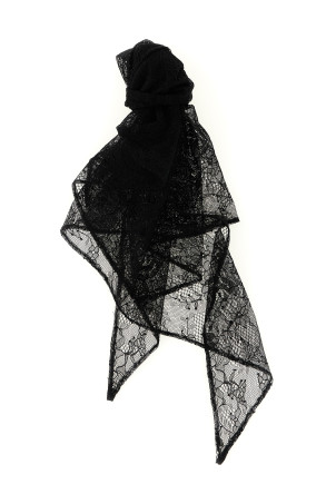 Lace bandana Black