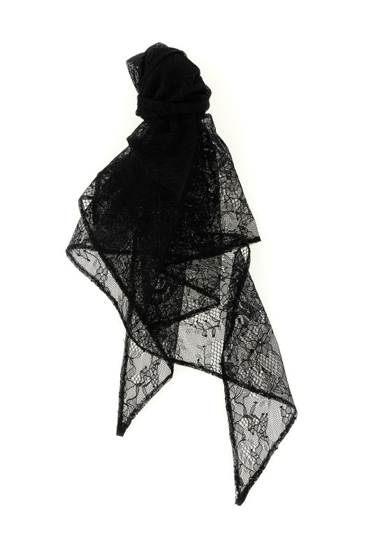 Lace bandana Black