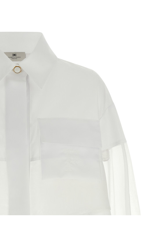 Organza shirt White