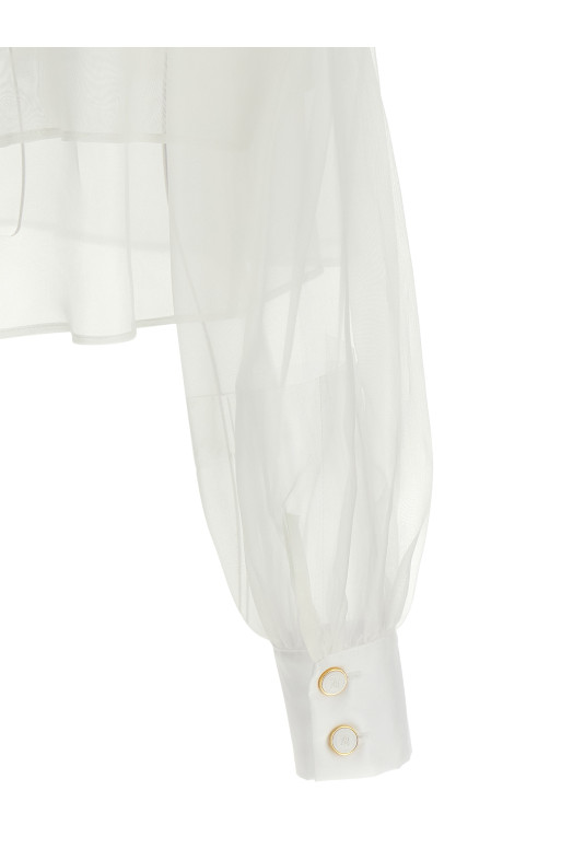 Organza shirt White
