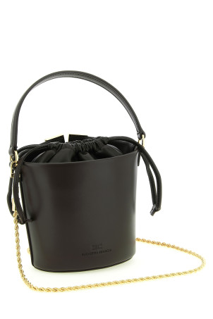 Logo bucket bag Black