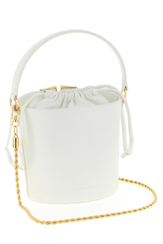 Logo bucket bag Beige