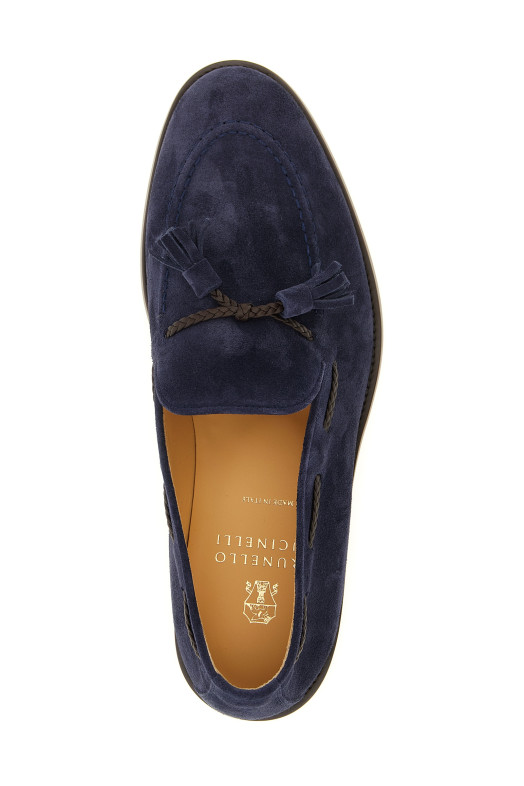 Мокасины Nappi Синие BRUNELLO CUCINELLI MZUCCLB744C8862