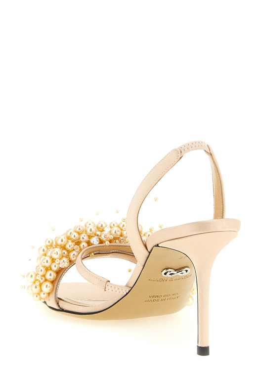 'Floating Pearl' sandals Gold