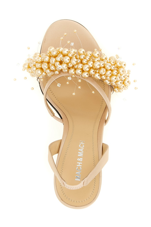 'Floating Pearl' sandals Gold