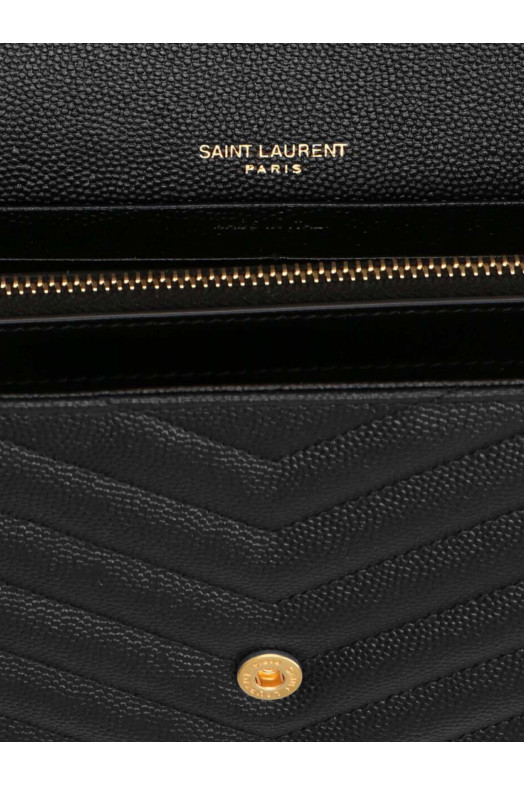 'Monogram' crossbody bag Black