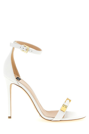 Leather sandals White