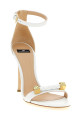 Leather sandals White
