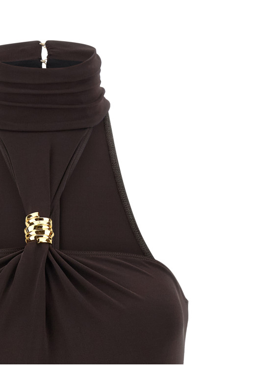 Jewel detail bodysuit Brown