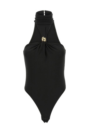 Боді з прикрасами Чорний ELISABETTA FRANCHI BO01761E2110