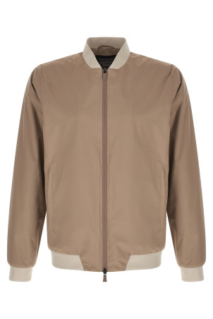 'Functional' bomber jacket Beige