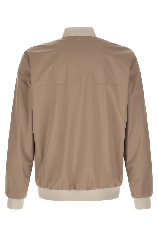 'Functional' bomber jacket Beige