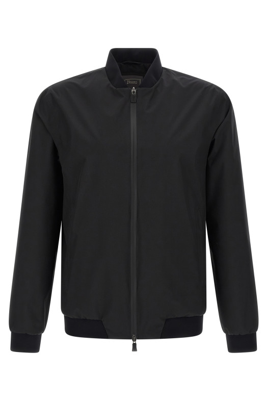 'Functional' bomber jacket Black