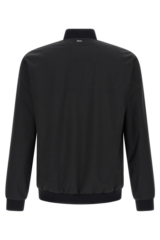 'Functional' bomber jacket Black