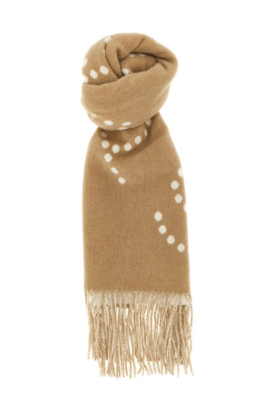 'Big Logo' scarf Beige