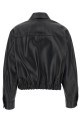 Leather blouson Black