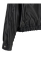 Leather blouson Black