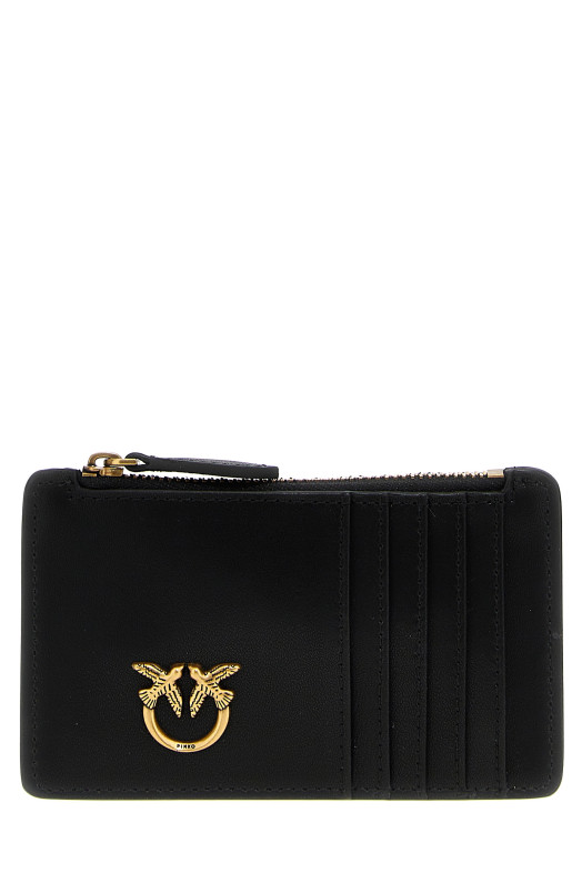 'Airone' card holder Black