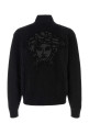 Black jacquard cardigan VERSACE (10205941A14677)