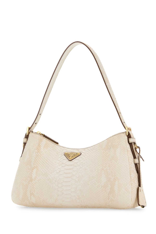 Сумка через плече Aimée з шкіри кольору слонової кістки PRADA (1BC229VLVM2GB0)
