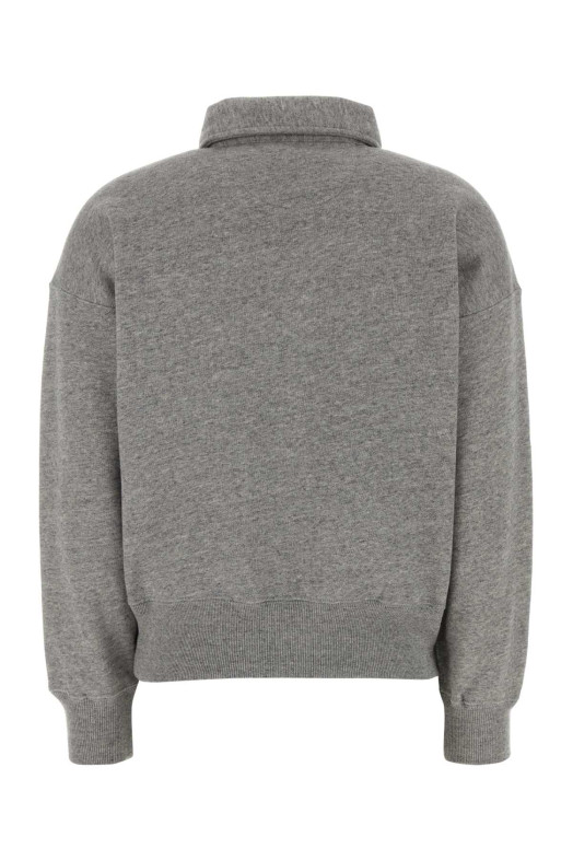 Сіра сорочка-поло з бавовняної суміші POLO RALPH LAUREN (211B18685)