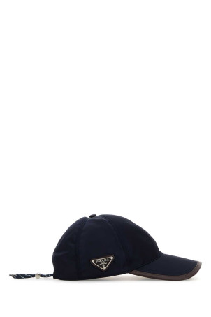 Темно-синя бейсболка Re-Nylon Blue PRADA (2HC2742HE1)