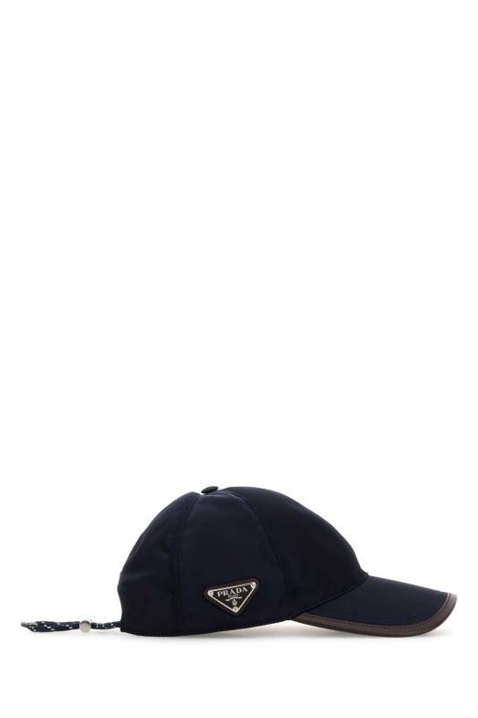 Темно-синя бейсболка Re-Nylon Blue PRADA (2HC2742HE1)
