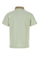 Mint green piquet polo shirt BURBERRY (8118949)