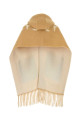 Бежевий шарф з вовни альпаки BURBERRY (8121283)