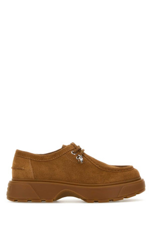 Camel suede lace-up shoes ALEXANDER MCQUEEN (848697WHAE4)