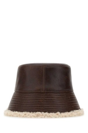 Капелюх-ковпак із коричневої синтетичної шкіри STELLA McCARTNEY (900453WP0638)