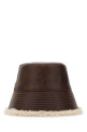 Капелюх-ковпак із коричневої синтетичної шкіри STELLA McCARTNEY (900453WP0638)