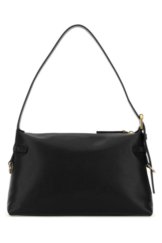 Черная кожаная мини-сумка через плечо Voyou GIVENCHY (BB514XB2AE)