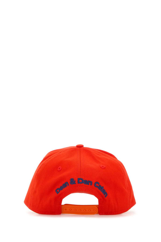 Помаранчева бейсболка з габардину DSQUARED (BCM043605C00001) DSQUARED2