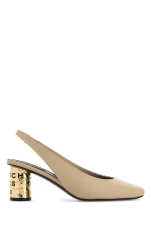 Beige leather Tape pumps Blue GIVENCHY (BE4056E1J7)