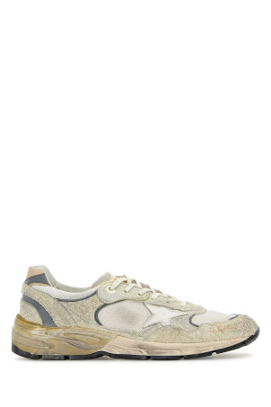White suede and fabric Running Dad sneakers GOLDEN GOOSE DELUXE BRAND (GMF00884F002156)