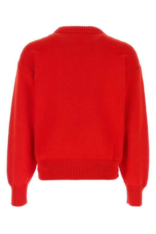 Красный хлопковый свитер JIL SANDER (J22GP0279J15474)