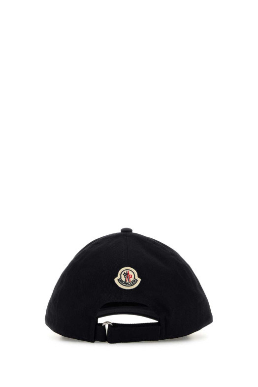 Чорна бавовняна бейсболка Чорна MONCLER (L10913B000070U618)