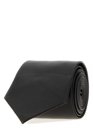 Black leather tie TOM FORD (LTI001LMN035)