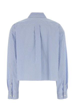 Embroidered poplin shirt MIU MIU (MK1659SOOO19EA)