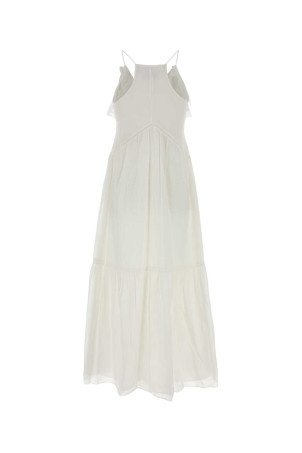 White cotton blend Vasma dress ISABEL MARANT ETOILE (RO1003FBB3J04E)