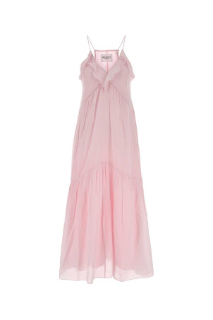Pink cotton blend Vasma dress ISABEL MARANT ETOILE (RO1003FBB3J04E)