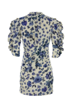Printed stretch silk Doris mini dress ISABEL MARANT (RO1059FAD1J11I)