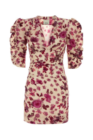 Printed stretch silk Doris mini dress ISABEL MARANT (RO1059FAD1J11I)