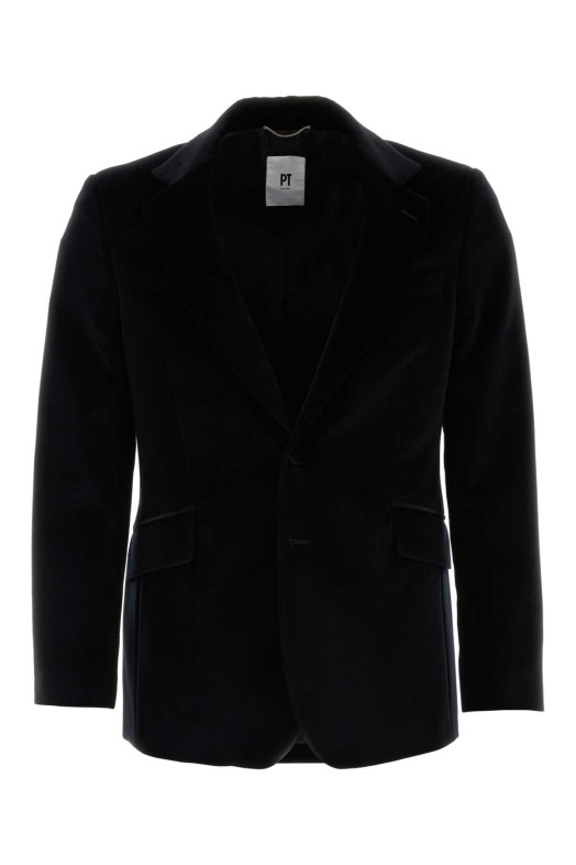 Black wool blazer PT TORINO (TL3FMP010LACPG44)