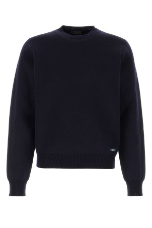 Dark blue wool blend sweater Blue PRADA (UMF163SOOO18KS)