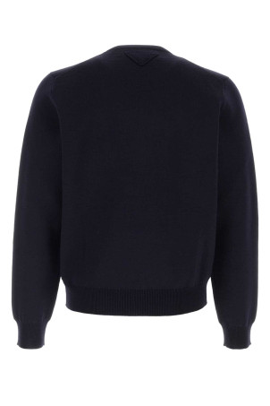 Dark blue wool blend sweater Blue PRADA (UMF163SOOO18KS)