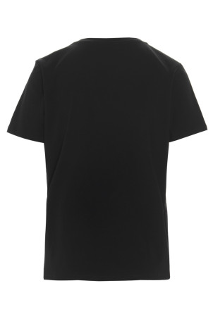 Logo print T-shirt Black-grey