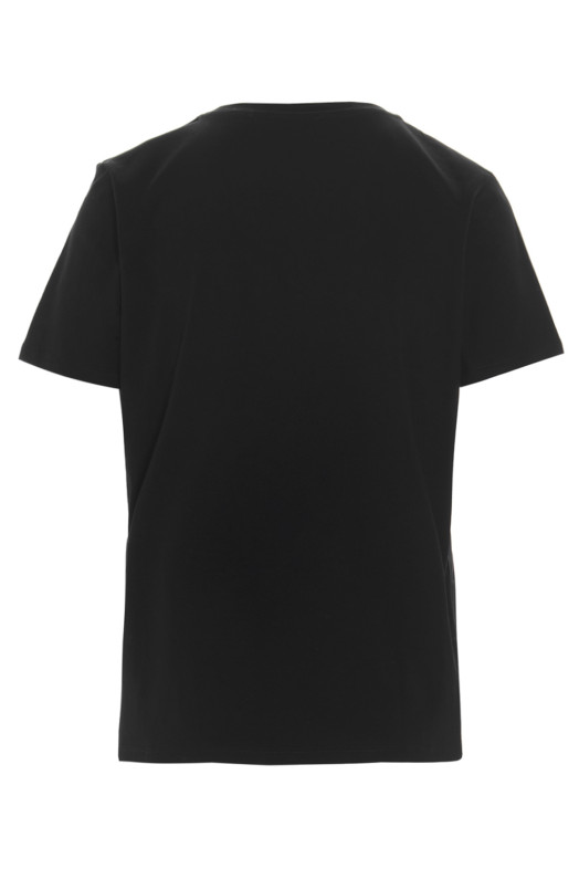 Logo print T-shirt Black-grey