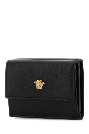 Black leather wallet VERSACE (10192701A14675)